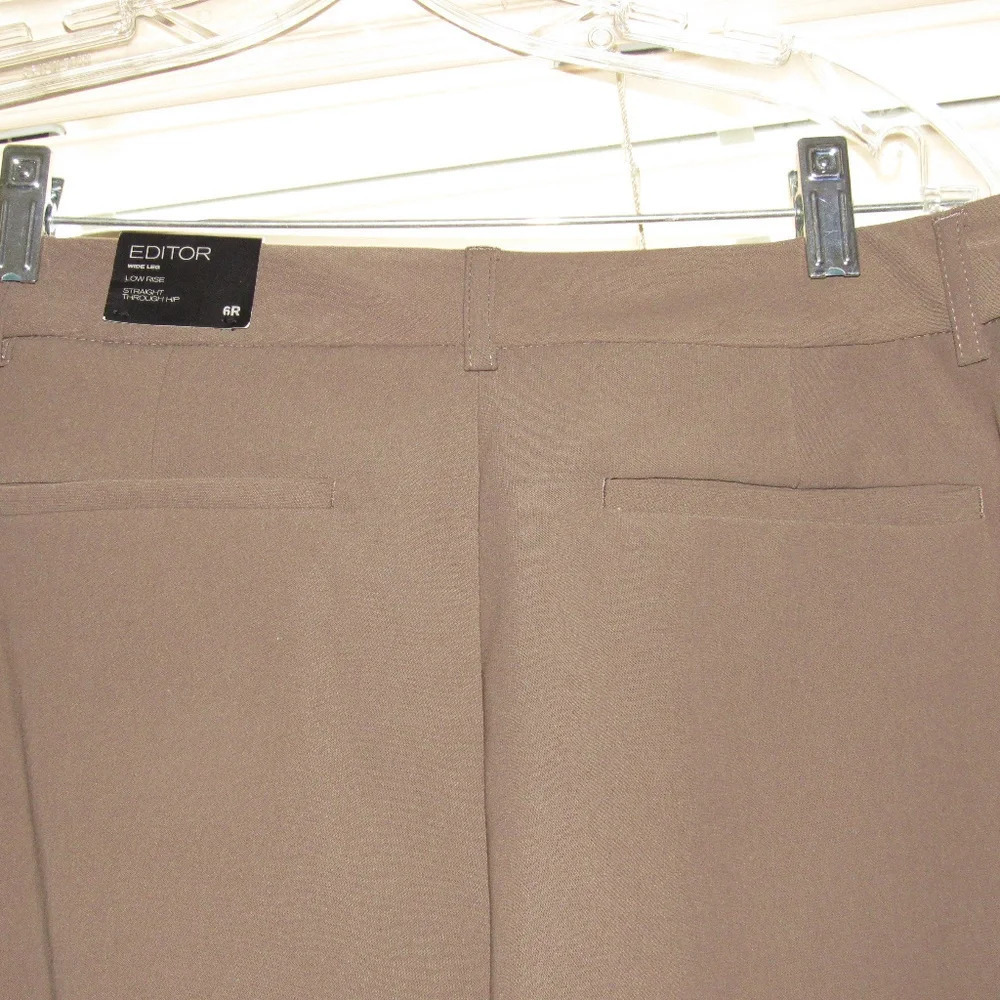 NWT EXPRESS Editor Wide Leg Career Pants Size 6R - Picture 6 of 6